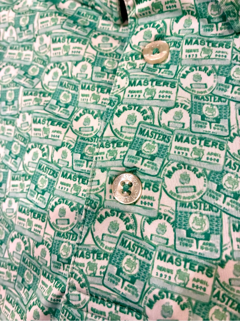 2026 Authentic Masters Tech Men's Badge Design Performance Golf Shirt Polo Large - Picture 4 of 7
